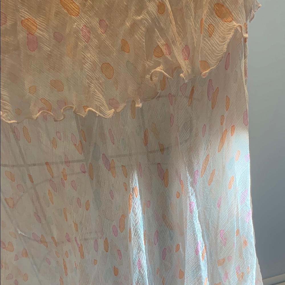 Nougat London 100% Silk Watercolour Dots Patterned Dress - Picture 13 of 16